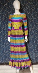 Vintage Krist Gudnason Maxi Dress